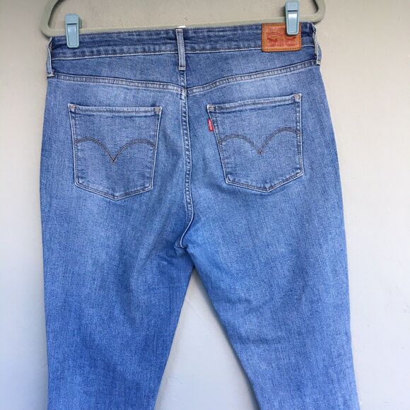 Levi’s 721 High Rise Skinny Jeans Womens 31x30 Distressed Stretch Casual School - Picture 5 of 11